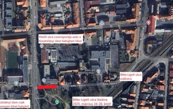 Lezárások 2025.03.24-03.26.